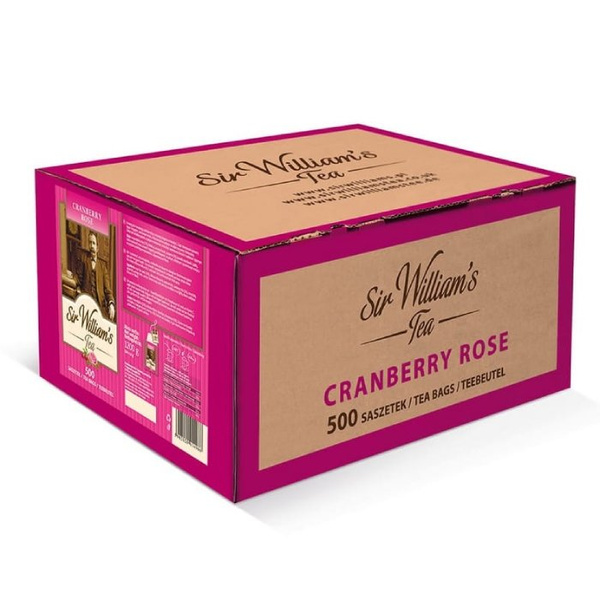 Owocowa Herbata Sir Williams Tea Cranberry Rose 500x2 4g Konesso Pl