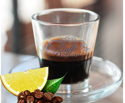 Espresso Romano - porcja espresso z dodatkiem cytryny 