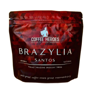 Kawa ziarnista Coffee Heroes Roastery Brazylia Santos Espresso 250g - opinie w konesso.pl