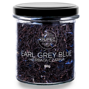 Herbata czarna Krupiec Earl Grey Blue 60g - opinie w konesso.pl