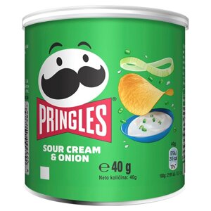 Chipsy Pringles Sour Cream & Onion 40g - opinie w konesso.pl