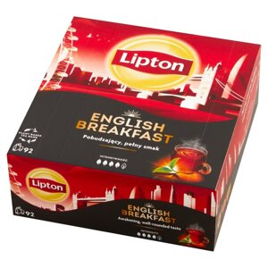 Herbata czarna Lipton English Breakfast 92x2g - opinie w konesso.pl