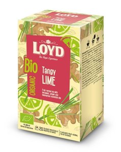 Herbata Loyd BIO Organic Tangy Lime 20x2g - opinie w konesso.pl