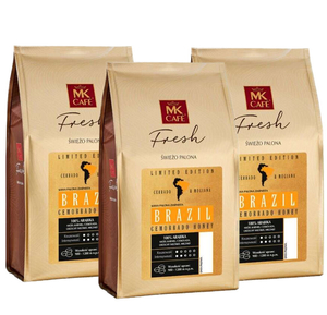 ZESTAW - Kawa ziarnista MK Cafe Fresh Brazil Cemorrado Honey 3x1kg - opinie w konesso.pl