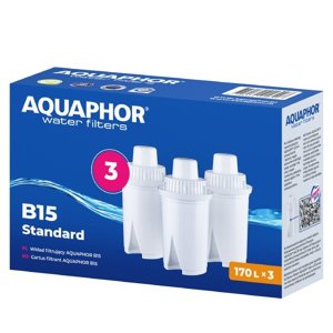 Wkład filtrujący wodę AQUAPHOR B15 Standard - 3 sztuki - opinie w konesso.pl