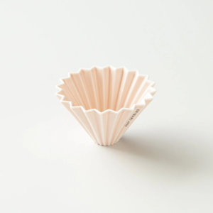 Ceramiczny Origami Dripper S - Różowy matowy - opinie w konesso.pl