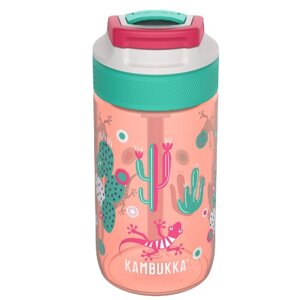 Butelka na wodę dla dzieci Kambukka Lagoon 400ml - Cactus Gekko - opinie w konesso.pl