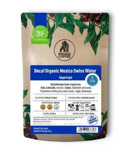 Kawa ziarnista Ingagi Coffee Decaf Organic Mexico Swiss Water 250g - Bezkofeinowa - opinie w konesso.pl