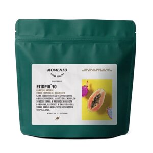 Kawa ziarnista Momento Coffee Etiopia Nº10 Hamasho Natural 250g - NIEDOSTĘPNY - opinie w konesso.pl