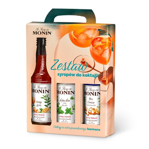 OUTLET - Zestaw syropów do koktajli Monin - 3x250 ml - opinie w konesso.pl