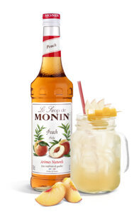 OUTLET - Syrop PEACH MONIN 0,7 L - brzoskwiniowy - opinie w konesso.pl