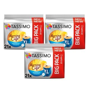 ZESTAW - Kapsułki Tassimo Morning Cafe Mild & Smooth XL 3x21 szt. - opinie w konesso.pl