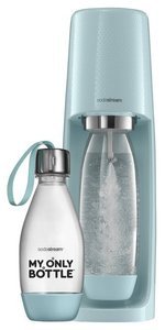 Saturator SodaStream Spirit - Miętowy + butelka na wodę MOB Icy Blue 0,5l - NIEDOSTĘPNY  - opinie w konesso.pl