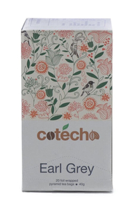 Herbata czarna Cotecho Earl Grey 20x2g - opinie w konesso.pl