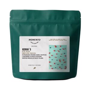 Kawa ziarnista Momento Kenia Nº5 Kii AB Washed Filtr 250g - opinie w konesso.pl