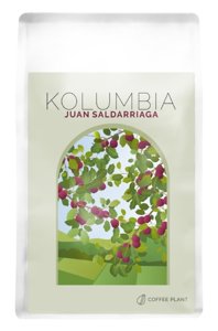 Kawa ziarnista COFFEE PLANT Kolumbia Juan Saldarriaga 250 g - NIEDOSTĘPNY - opinie w konesso.pl