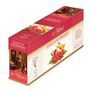 Owocowa herbata Sir Williams Royal Taste Queen of Raspberries 12x4g - opinie w konesso.pl