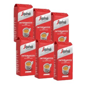 ZESTAW - Kawa ziarnista Segafredo Intermezzo 6x1kg - opinie w konesso.pl