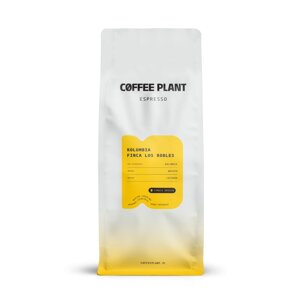 Kawa ziarnista COFFEE PLANT Kolumbia Finca Los Robles 1kg - opinie w konesso.pl