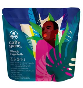 Kawa ziarnista Caffe Grano Etiopia Yirgacheff Organic 250g - NIEDOSTĘPNY - opinie w konesso.pl