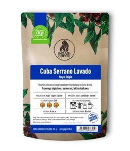 Kawa ziarnista Ingagi Coffee Cuba Serrano Lavado 250g - NIEDOSTĘPNY - opinie w konesso.pl