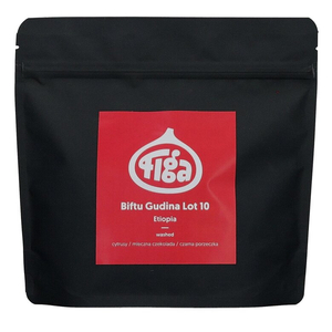 Kawa ziarnista Figa Coffee Etiopia Biftu Gudna Lot 10 Washed 250g - NIEDOSTĘPNY - opinie w konesso.pl