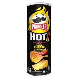 Chipsy Pringles Hot Flammin' Cheese 160g - opinie w konesso.pl