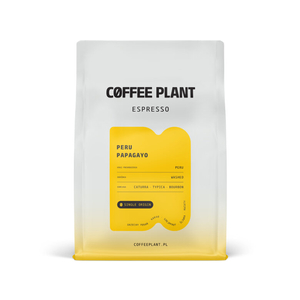 Kawa ziarnista COFFEE PLANT Peru Papagayo Espresso 250g - opinie w konesso.pl