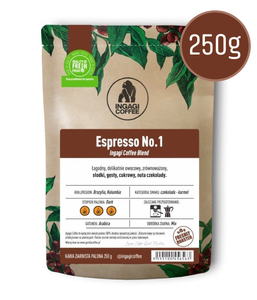 Kawa ziarnista Ingagi Coffee Espresso No 1 250g - opinie w konesso.pl