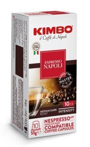 OUTLET - Kapsułki do Nespresso Kimbo 10 Espresso Napoli - 10 sztuk - opinie w konesso.pl