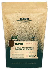 Kawa ziarnista HAYB Konesso Gwatemala Santa Rosa Barrel Aged Espresso 1kg - opinie w konesso.pl