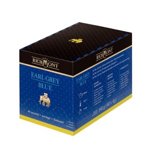 Czarna herbata Richmont Earl Grey Blue - 40x4g - opinie w konesso.pl