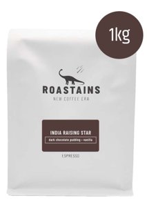 Kawa ziarnista Roastains Indie Raising Star ESPRESSO 1kg - opinie w konesso.pl