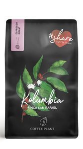 Kawa ziarnista COFFEE PLANT Kolumbia Finca San Rafael 250g - NIEDOSTĘPNY - opinie w konesso.pl