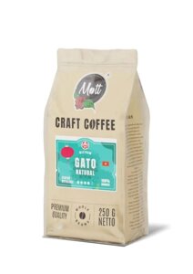 Kawa ziarnista Mott Coffee Gato 250g - opinie w konesso.pl