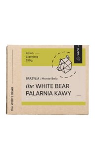 Kawa ziarnista The White Bear Brazylia Monte Belo 250g - opinie w konesso.pl
