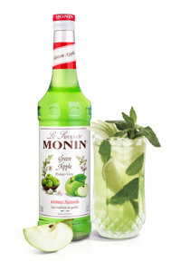 OUTLET - Syrop GREEN APPLE MONIN 0,7 L - zielone jabłko - opinie w konesso.pl