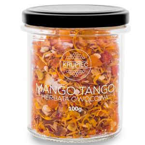Herbata owocowa Krupiec Mango Tango 100g - opinie w konesso.pl