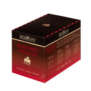 Czarna herbata Richmont Black Chilli Chocolate - 40x4g - opinie w konesso.pl