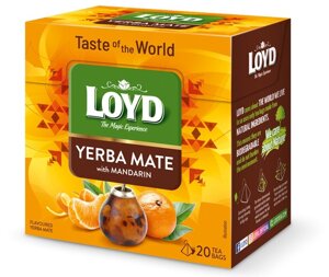 Herbata Loyd Taste of the World Yerba Mandarin 20x1,7g - opinie w konesso.pl