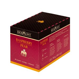 Owocowa herbata Richmont Raspberry Pear - 40x6g - opinie w konesso.pl