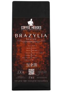 Kawa ziarnista Coffee Heroes Brazylia Santos 1kg - opinie w konesso.pl