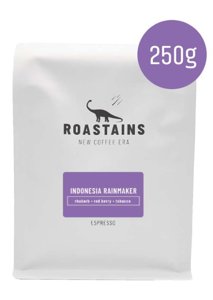 Kawa ziarnista Roastains Indonezja Rainmaker ESPRESSO 250g - NIEDOSTĘPNY - opinie w konesso.pl