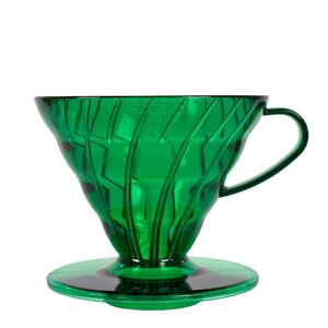 Plastikowy drip Hario V60-02 Bamboo Green - Zielony - opinie w konesso.pl