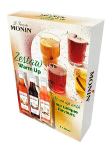 OUTLET - Zestaw syropów Monin Warm Up 3x50 ml - opinie w konesso.pl