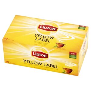 Herbata czarna Lipton Yellow Label 50x2g - opinie w konesso.pl