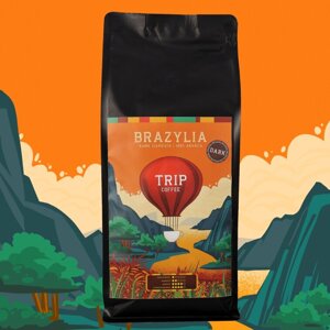 Kawa ziarnista Trip Coffee Brazylia DARK 1kg - opinie w konesso.pl