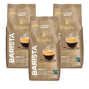 Zestaw 3x1kg Kawa ziarnista Tchibo Barista Caffé Crema  - opinie w konesso.pl