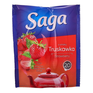 Herbatka owocowa Saga Truskawka 20x1,7g - opinie w konesso.pl