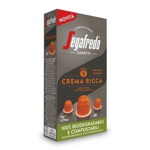 Kapsułki do Nespresso Segafredo Crema Ricca - 10 szt - NIEDOSTĘPNY - opinie w konesso.pl